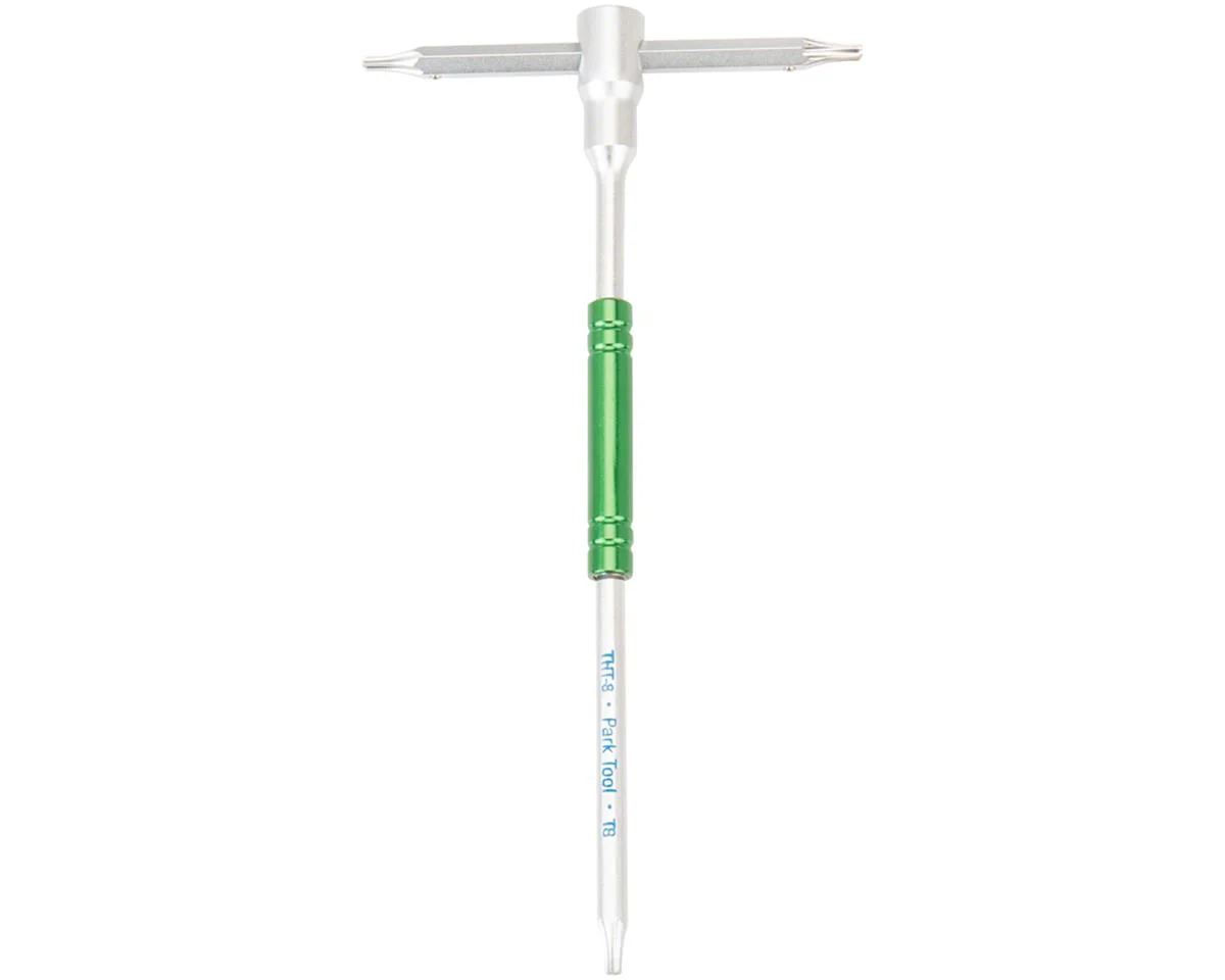 Park Tool Sliding T-Handle Torx Wrenches (Silver/Green) (T8)